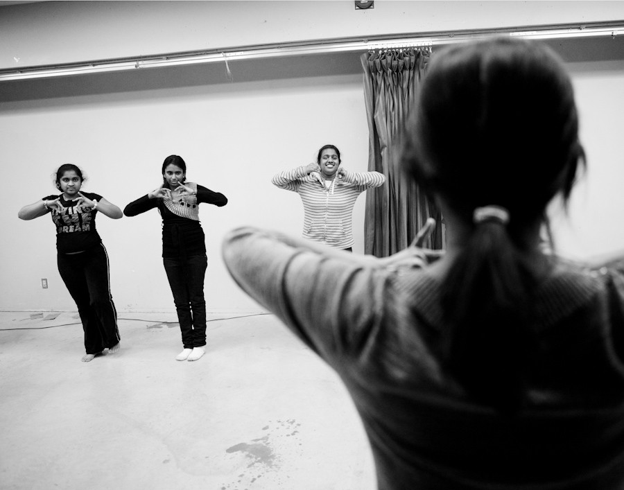 Geetha Moorthy teaches dance to young adults on the autism spectrum